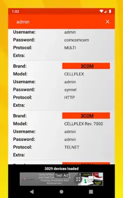 Default Password android App screenshot 2